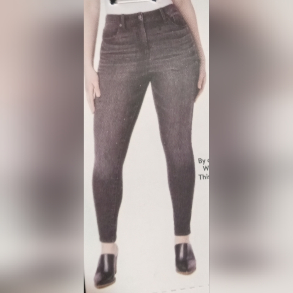NWT Time & Tru High Rise Curvy Skinny Jeans Size 20 Regular - Picture 4 of 4